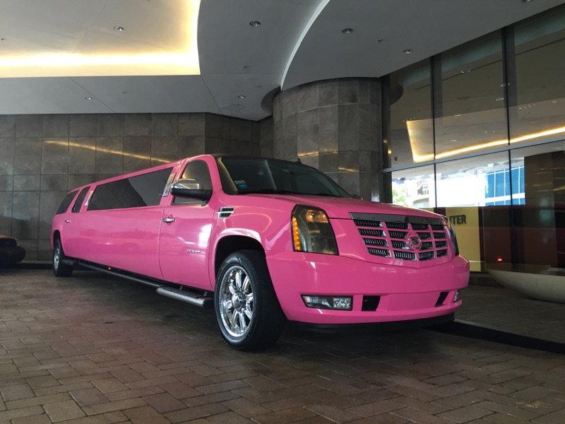 Port St Lucie Pink Escalade Limo 
